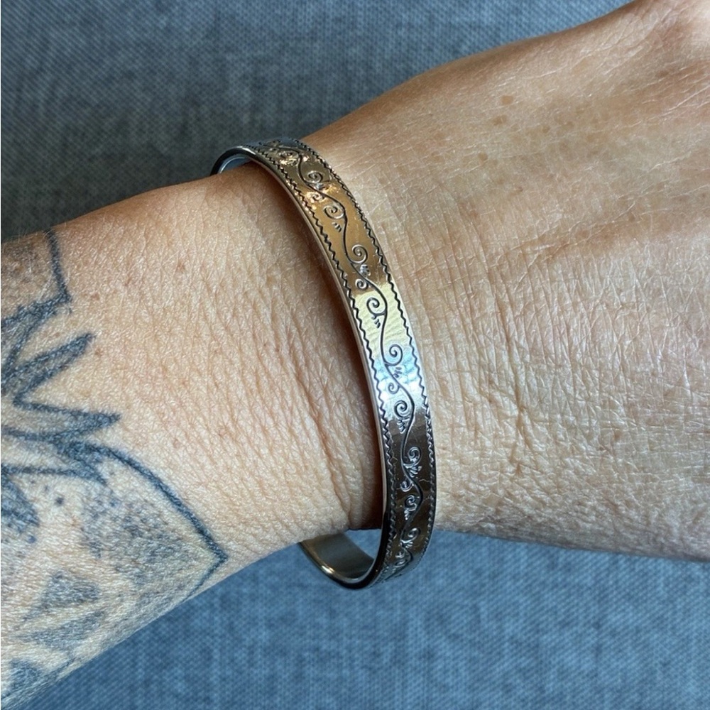 Brighton Elegant Silver Bangle Bracelet